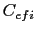 $ C_{efi}$