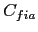 $ C_{fia}$